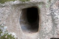 Cardedu-Necropoli del monte Arista: ingresso della III tomba