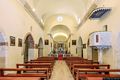 Cargeghe: chiesa parrocchiale dei Santi Quirico e Giuditta: interno verso il presbiterio