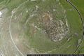 Collinas-resti del nuraghe Corti Marini fotografati dall’alto con un drone