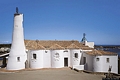 Arzachena-Porto Cervo: veduta laterale della piccola chiesa di Stella Maris