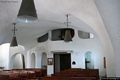 Arzachena-Porto Cervo: interno verso il portale di ingresso della piccola chiesa di Stella Maris