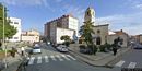 Decimomannu: la piazza davanti alla chiesa parrocchiale