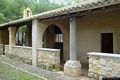 Decimoputzu: chiesa di San Basilio Magno: il portico