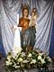 Dolianova: chiesa parrocchiale di San Biagio: statua della Madonna di Nostra Signora di Bonaria utilizzata per la festa della Candelora