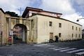 Dolianova: l’ex Monte Granatico con l’arco di ingresso al sagrato di San Pantaleo