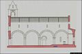 Dolianova: la Cattedrale di San Pantaleo: sezione longitudinale