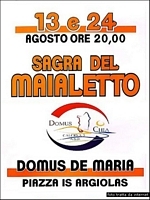 Domus de Maria-Manifesto della sagra del Maialetto