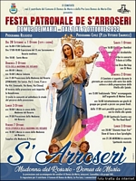 Domus de Maria-Manifesto della festa de S’Arroseri