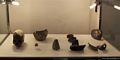Dorgali-Museo Archeologico: materiali provenienti da varie località tra cui un cranio in parte ricostruito rinvenuto nella grotta Sos Jocos
