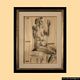 Salvatore Fancello: Figura femminile, china su carta