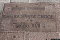 Dorgali-Lapide commemorativa della chiesa della Santa Croce