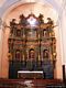 Dorgali: chiesa parrocchiale di Santa Caterina: altare ligneo settecentesco nel transetto destro