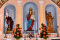 Dorgali: chiesa delle Grazie: le statue nella cappella