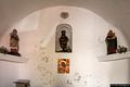 Dorgali: chiesa di San Lussorio: simulacri presenti sopra l’altare maggiore