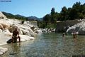 Dorgali: verso Tiscali: il ponte in metallo al posto di quello in cemento portato via dalla piena del rio Flumineddu