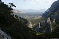 Dorgali: verso Tiscali: da Tiscali verso nord est dove si vede la valle del rio de Sa Oche