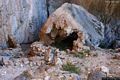 Dorgali-Villaggio di Tiscali: resti delle capanne del villaggio nuragico