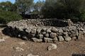 Dorgali-Villaggio nuragico di Serra Orrios: resti di capanne del villaggio nuragico