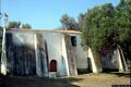 Dorgali: chiesa campestre di su Babbu Mannu: i contrafforti sul lato destro