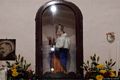 Dorgali-Chiesa campestre di Nostra Signora di Val Verde: statua della Madonna sopra l'altare