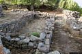 Dorgali-Cala Gonone:nuraghe Mannu: resti delle costruzioni intorno al nuraghe