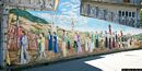 Elini: il murale della processione in via la Marmora