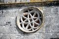 Florinas: chiesa della Santa Croce: particolare del rosone centrale