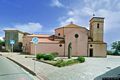 Flussio-Veduta della chiesa parrocchiale di Santa Maria della Neve