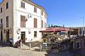 Fonni-Veduta della piazza Italia oggi