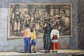 Fonni: il murale 'La cartolina' di Angelo Pilloni