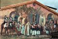 Fonni: il murale 'La processione di San Giovanni Battista' di Angelo Pilloni