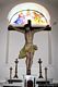 Fonni: chiesa parrocchiale di San Giovanni Battista: bel crocefisso ligneo settecentesco