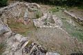 Fonni-Santuario preistorico di Gremanu: il pozzo 2 e a sinistra il pozzo 3