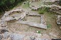 Fonni-Santuario preistorico di Gremanu: veduta del pozzo 3 con la vasca rituale