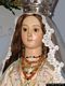 Furtei-Statua della Madonna addobbata per la festa di Santa Maria
