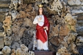 Gadoni-Statua nella Cappella dedicata a Santa Barbara nella miniera di rame di Funtana Raminosa