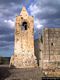 Galtellì: chiesa di San Pietro: campanile a canna quadrata con cuspide