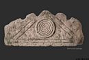 Genoni-Museo Paleontologico ed archeologico: timpano di un tempietto rinvenuto nel pozzo sacro