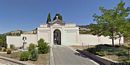 Gergei-Muro di cinta e cancello di ingresso del Cimitero di Sant’Antioco