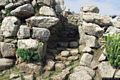 Gesturi: il proto nuraghe Bruncu Madugui: ingresso