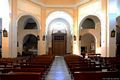 Ghilarza: chiesa parrocchiale di Maria Vergine Immacolata: interno verso il portale di ingresso