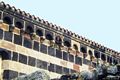 Ghilarza: chiesa romanica di San Palmerio: gli archetti pensili lungo le fiancate