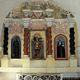 Ghilarza: chiesa romanica di San Palmerio: la statua di San Palmerio sull’altare