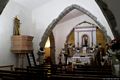 Ghilarza-Santuario di San Serafino: interno verso il prebisterio