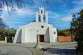 Girasole-Chiesa parrocchiale di Nostra Signora del Monserrato: facciata