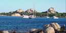 Arzachena-Baja Sardinia: i Tre Monti dietro la spiaggia di Porto Sole