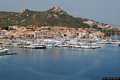 Arzachena-Cannigione: veduta dell&rsquo;abitato e del porticciolo turistico