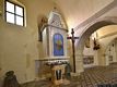 Gonnosfanadiga: chiesa parrocchiale di Santa Barbara-fonte battesimale