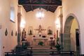 Gonnosnò-Figu: interno verso il presbiterio della chiesa della Natività di Maria Vergine