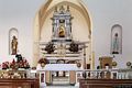 Gonnostramatza: chiesa parrocchiale di San Michele Arcangelo: il presbiterio